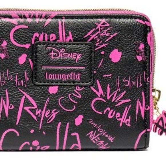Loungefly Cruella Graffiti Mini-Backpack and matching wallet main image 5